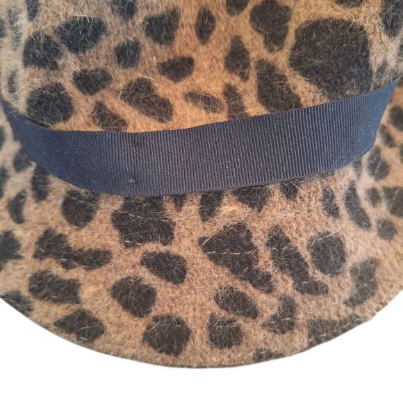 Hat Attack Rabbit Blend Cheetah Print Hat Leopard Chic Trendy Warm Cloche